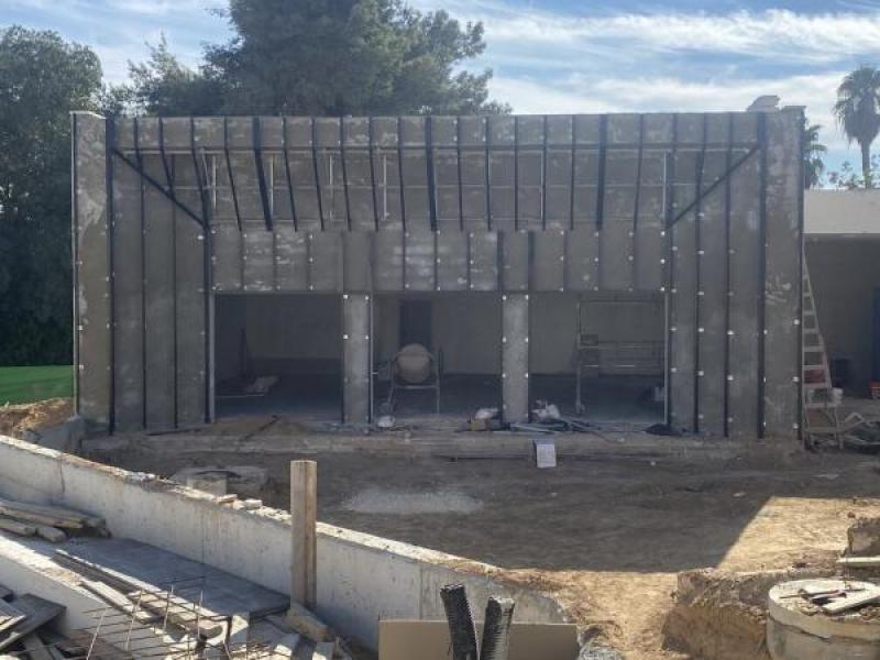 מבנה לפני חיפוי